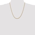 thumbnail image 2 of Leslie's Real 14kt Yellow Gold 2.5mm Diamond-Cut Rope Chain; 22 inch; Lobster Clasp; for Adults and Teens; for Women and Men, 2 of 5