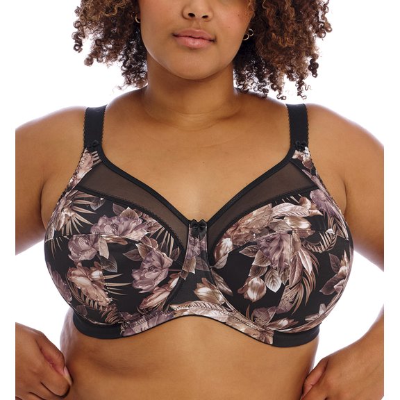 Goddess Kayla Support Underwire Bra (6162),46K,Dark Tropical