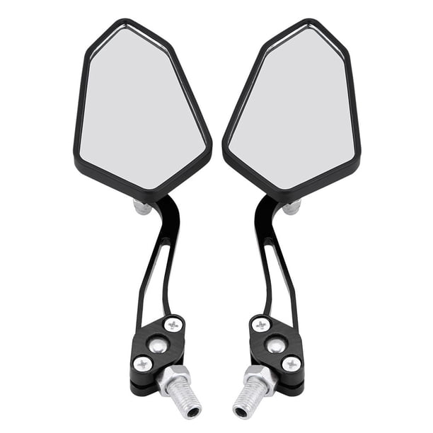Espejo retrovisor para scooter, un par, espejo retrovisor universal para motocicleta, espejo retrovisor para motocicleta, rendimiento de alta gama
