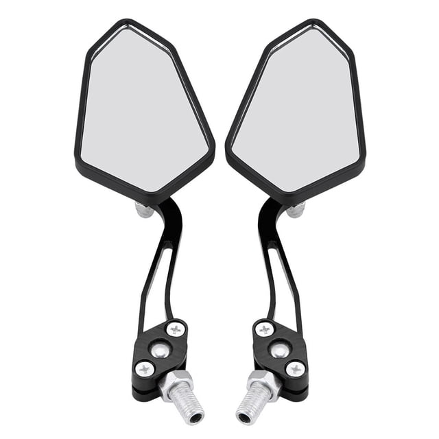 Espejo retrovisor para scooter, un par, espejo retrovisor universal para motocicleta, espejo retrovisor para motocicleta, rendimiento de alta gama