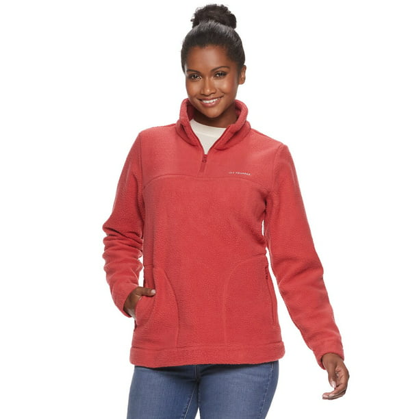 Columbia - Women's Columbia Canyon Point 1/4-Zip Sherpa Pullover Jacket ...