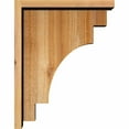 thumbnail image 3 of 6"W x 14"D x 18"H Mediterranean Rough Sawn Corbel w/Backplate, Western Red Cedar, 3 of 9