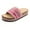 Pink, variant on Women's Boho Slide Sandals Cork Footbed Sandal