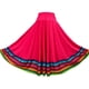 thumbnail image 3 of Faldas de baile estándar nacional de Flamenco mexicano para mujer, traje de baile de salón, baile de Tango, falda larga con volantes de baile folclórico, 3 of 5