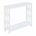 thumbnail image 3 of Convenience Concepts Ring Console Table with Shelf. White, 3 of 8