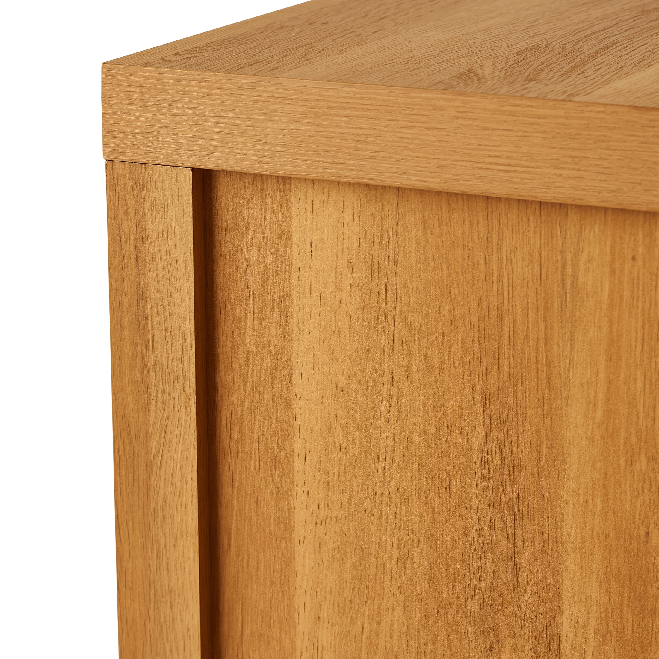 (2 pack) Better Homes & Gardens Ezra Accent Cabinet, Light Honey Finish