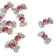 thumbnail image 3 of 10x Bow Rhinestones jinwen Aleación Peal de la Joyería DIY Decoración Nail Art encanto, 3 of 6