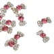 thumbnail image 3 of 10 piezas. 3D Glitter Bowknot Nail Stickers Bow Rhinestone Sticker Decoración - roja Yuyangstore Nail Art encanto, 3 of 6