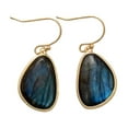 thumbnail image 4 of Labradorite Stone Drop Earrings, 4 of 4