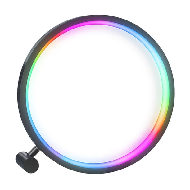 Lámpara de mesa Pisexur con control remoto Bluetooth RGB para hombre, lámpara de mesa con enchufe, lámpara de mesa ambiental, decoración de mesa para deportes electrónicos, electrónica infantil, orga