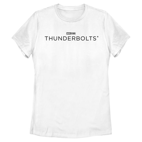 Womens Marvel: Thunderbolts Black Classic Logo T Shirt