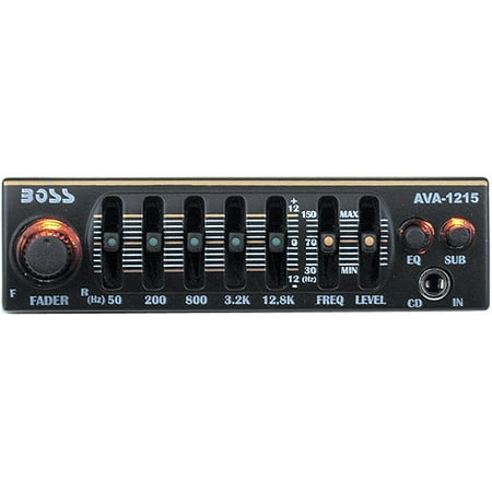 Boss Audio AVA1215 5 Band Equalizer with Subwoofer Output ... Boss Audio AVA1215 5 Band Equalizer with Subwoofer Output ...
