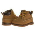 thumbnail image 3 of Josmo Kids Lace Up Casual Boots. (Infant/Toddler) - Wheat, Size: 3, 3 of 6