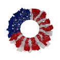 thumbnail image 7 of Pedty Spring Wreaths,Wreath for Front Door,Independence Day Wreaths Patriotic Wreath Front Door Wreaths Patriotic Garland for 4Th of July Memorial Day Decor,Independence Day Hanging Decoration, 7 of 7