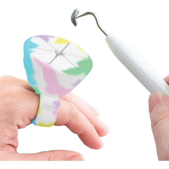 tweexy Craft Vinyl Weeding Scrap Collector Ring for Heat Transfer Vinyl, HTV Crafting Adhesive Paper Sheets Holder (Unicorn)