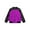 Purple, variant on TiaoBug Girls Shiny Metallic Long Sleeve Bomber Jacket Kids Flight Zipper Jacket Coat Outerwear Lake Blue 8