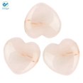 thumbnail image 3 of Deago 10pcs Natural Healing Crystal Quartz Heart Love Worry Stones Set Bulk Polished Pocket Palm Thumb Gemstones Chakra Reiki Balancing (Pink, 0.8in), 3 of 8