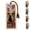 Autumn, variant on Cat Bookmark Cross Stitch Fabric 1.6x5.9" - Vintage Tassel Page Markers for Hardcover Novels & Journals, 1/4 Pack