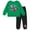 Green / black, variant on The Elf on the Shelf Christmas Fleece Sweatshirt and Jogger Pants Outfit Set Little Kid to Big Kid