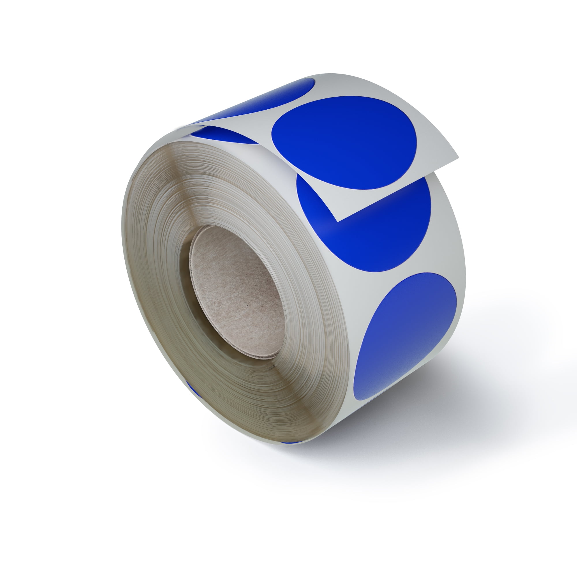 Round Sticker Dots In Blue 25mm Sticker Label Circles On A Roll One 