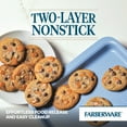 thumbnail image 6 of Farberware Easy Solutions 11x17 Inch Nonstick Cookie Pan / Baking Sheet Pan Features Easy Guide Markings, Dishwasher Safe and Oven Safe to 450°F, Blue, 6 of 13