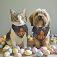 thumbnail image 2 of Dog Bandana 2 Pack,Halloween Pumpkins Ghosts and Spider Webs Bandanas for Dogs,Cat Bandana,Small/ Large Dog Bandana 2 Size,Dog Bandanas Girl Boy, 2 of 5
