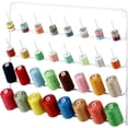 thumbnail image 4 of Set of 2 Wall Sewing Thread Rack Metal Thread Cone Holder Quilting 32 Spools, 4 of 9