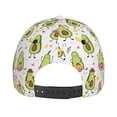 thumbnail image 6 of Daiia Avocado Playing Music print Baseball Cap Men Women Golf Dad Hat Adjustable Original Classic Low Profile Hat Unconstructed Plain Cap, 6 of 9