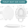 thumbnail image 2 of Round Toilet Seat with Built-In Toddler Training Seat, 2 of 8