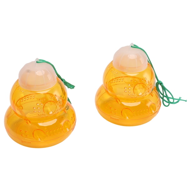 2 Trampas para Avispas en Forma de Calabaza para Colgar Abejas Atrapamoscas Trampas para Moscas de Frutas Disuasorio de Avispas Al Aire Libre Repelente de Avispas para ANGGREK Otros