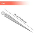 thumbnail image 2 of Taper Gage 1-15mm Stainless Steel Taper Welding Gauge Inch & Metric Feeler Gap 1/32-5/8 Inch Hole Diameter Measuring Tool for Tapering Measurement, 2 of 6