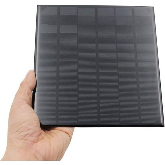 Treedix 18V Polysilicon Solar Panel Glue Solar Cell Battery Charger DIY Solar Product Mini Small Solar Panel Module Kit Polycrystalline Silicon Encapsulated in Waterproof Resin