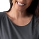 thumbnail image 3 of Camisa de dormir Fruit of the Loom Super Soft para mujer, color gris suave, 3 of 7