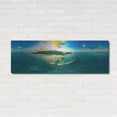 thumbnail image 3 of Luxe Metal Art 'Seychelles - LaDigue from Rocks' by Luxe Portfolio, Metal Wall Art, 48"x16", 3 of 9
