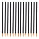 thumbnail image 1 of 100 unids Cepillo para elineador de ojos desechables Herramienta de maquillaje cosmético de fibra artificial (Negro), 1 of 6