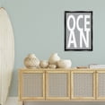 thumbnail image 4 of Stupell Industries Tropical Ocean Word on Grey Black Floating Frame Canvas Art, 21 x 31, by Jamie MacDowell, 4 of 8