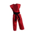 thumbnail image 2 of 1/12 Figuras de acción Samurai Kimono 6 "Figura luchando contra el judo Uniforme Cosplay Niños Adultos Regalos Trajes de ropa de muñecas con estilo rojo, 2 of 10