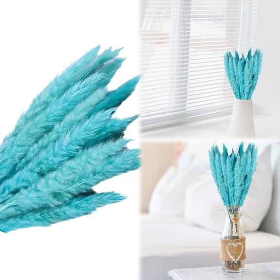 15 Piece Dried Long Lasting Natural Grass Bundles Faux Dry Floral Ornament For Scrapbook Vase Table Household Layout Decor