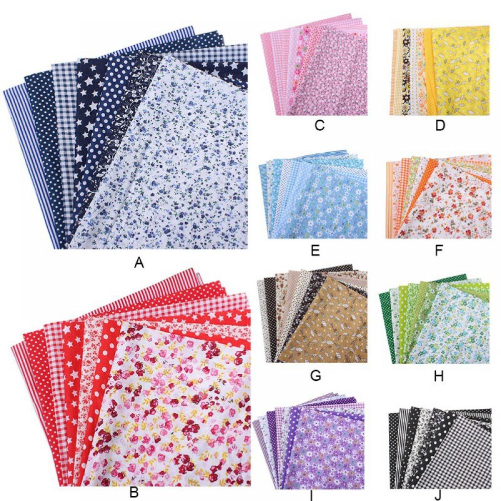 [Big Save!] DIY Hand Patchwork Fabric Pre Cut Assorted Printed Cotton ...