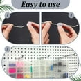 thumbnail image 3 of 100Pcs Peg Hook Stoppers Display Rack Stopper 4mm Hole Inventory Control Clips Product Stoppers Display Hooks, 3 of 9