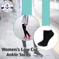 thumbnail image 4 of Yacht & Smith 12 Pair Women's Low Cut Ankle Socks Thin Comfortable Lightweight Breathable Wholesale Bulk Sport Socks 9-11, 4 of 7