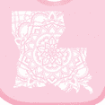 thumbnail image 4 of Inktastic Louisiana Silhouette Mandala Boys or Girls Baby Bib, 4 of 4