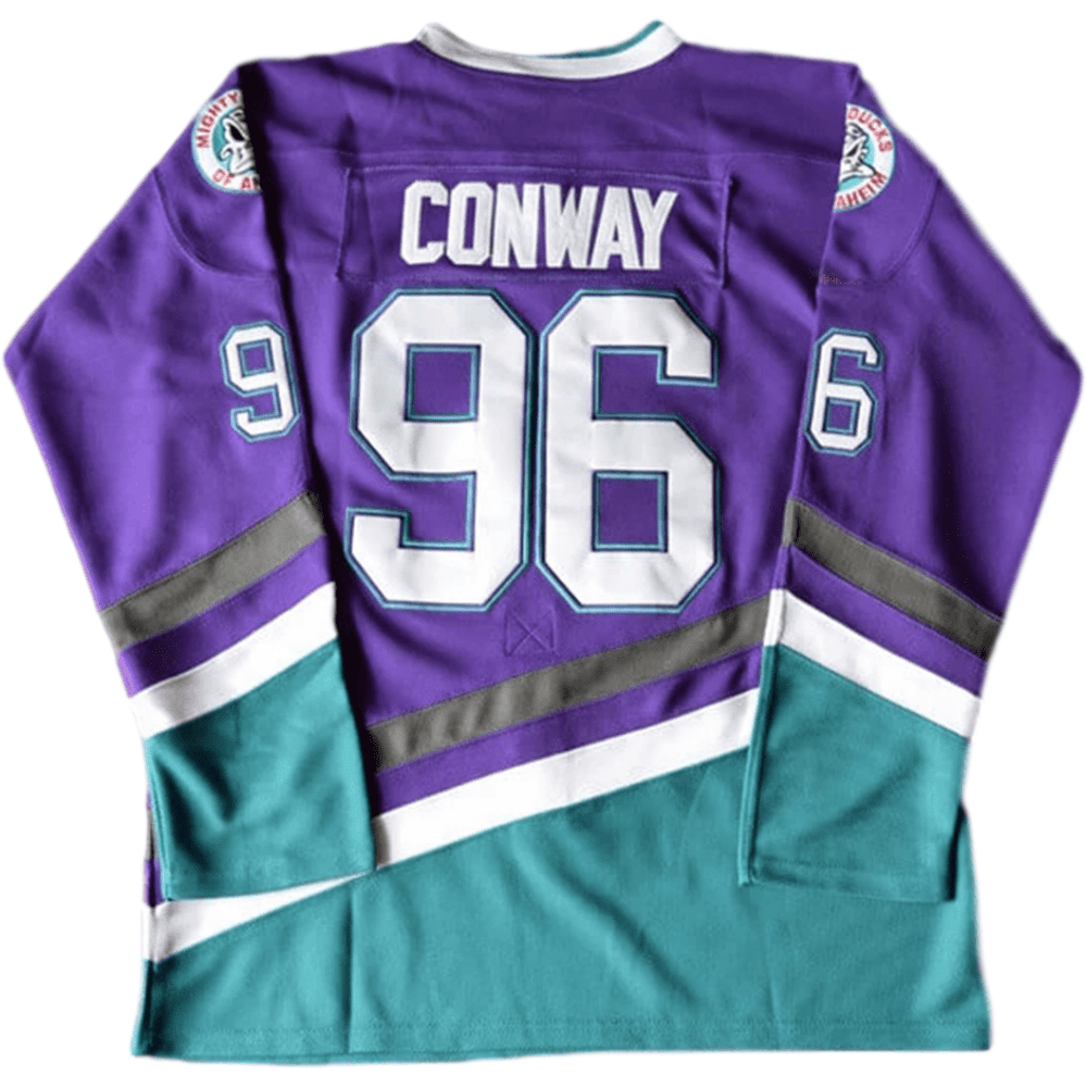 Vintage 96 Charlie Conway Jersey Mighty Ducks 96 Movie Ice 