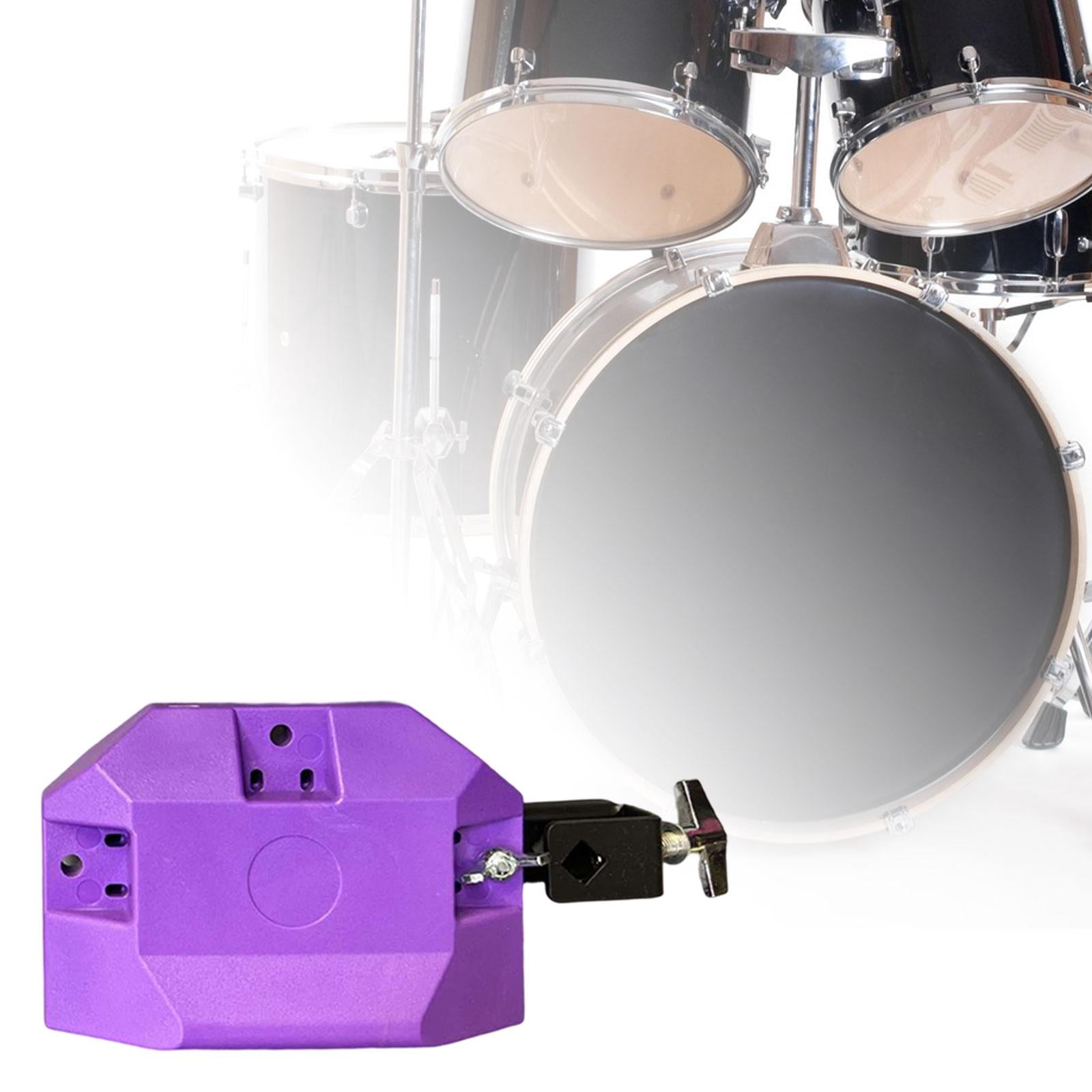 LeeQinersw High and Low Sound Latin Drum Instrument for Cow Bell Bracket Musical Percussion Violet