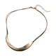 thumbnail image 3 of Collar minimalista con dijes para mujer, colección de accesorios de moda, gargantilla de cadena informal. Marrón, 3 of 9