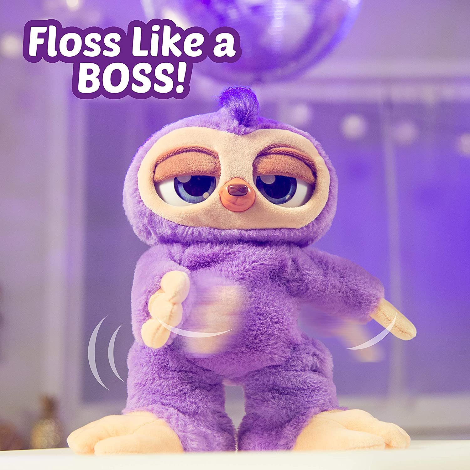 flossing sloth toy
