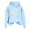 Light Blue, variant on xixinqiwan Women's Plus Size St. Patrick's Day Hoodies,Women Long Sleeve Pullover Hooded Sweatshirt Fleece Sweaters Festival Holiday Tops