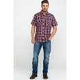 thumbnail image 6 of Wrangler Men's Retro Premium Plaid Print Short Sleeve Western Shirt - MVR448M, 6 of 6