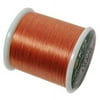Japanese Nylon Bead K.O. Thread For Delica Apricot 50M