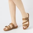 thumbnail image 6 of Decould sylf Women Slide Sandals Comfort Soft Adjustable Strap Flats shoes Anti-Slip Slippers Sandals, 6 of 7